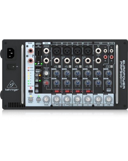Behringer PMP500MP3 audio mixer 8 channels Black