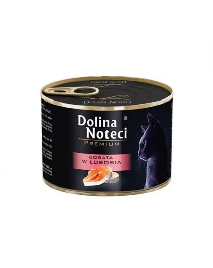 Dolina Noteci Premium rich in salmon - wet cat food - 185g