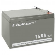 Qoltec 53045 AGM battery | 12V | 14Ah