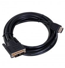 Gembird 3m, HDMI/DVI, M/M DVI-D Black