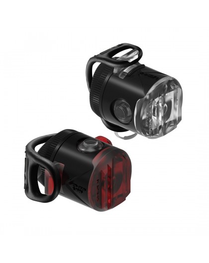 Lezyne FEMTO USB DRIVE PAIR Rear lighting + Front lighting (set) LED
