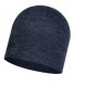 BUFF MERINO MIDWEIGHT BEANIE MELANGE NIGHT BLUE