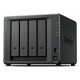 Synology DiskStation DS925+ NAS/storage server Ryzen Embedded V1500B 4 GB DDR4 0 TB Black