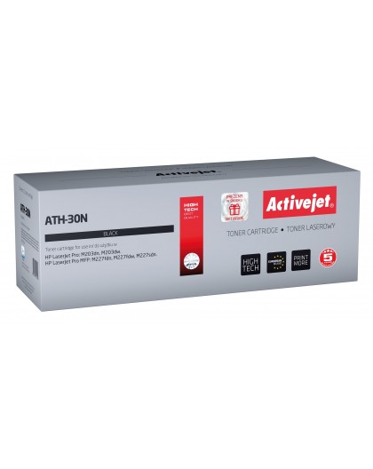 Activejet ATH-30N toner (replacement for HP 30A CF230A Supreme 1600 pages black)