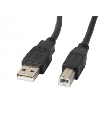 Lanberg CA-USBA-11CC-0030-BK USB cable USB 2.0 3 m USB B Black