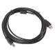 Lanberg CA-USBA-11CC-0030-BK USB cable USB 2.0 3 m USB B Black