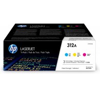 HP 312A 3x Dreifarbig LaserJet Tonerpatrone