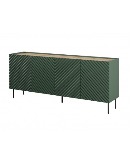 4D2SZ ONDA chest of drawers 200x45xH85 green