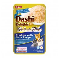 INABA CAT Dashi Delights Delicate Flakes Chicken with Tuna - cat treat - 40g