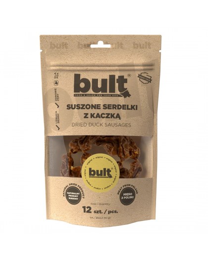 BULT Dried duck sausages - dog treat - 12