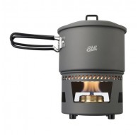 ESBIT Cookset with alcohol burner Pot 1.5 L Aluminium, Black
