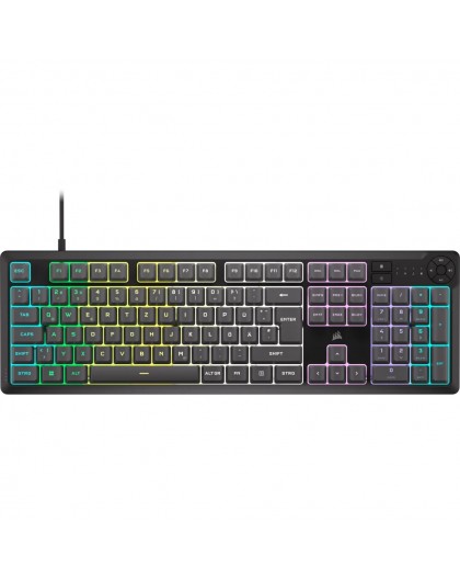 Corsair CH-9226D65-DE keyboard Gaming USB QWERTZ German Grey