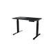 Desk with electric height adjustment MOON 121x67x72-120 black/anthracite