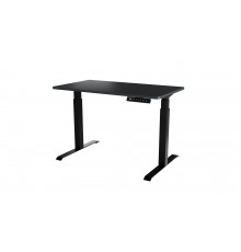 Desk with electric height adjustment MOON 121x67x72-120 black/anthracite
