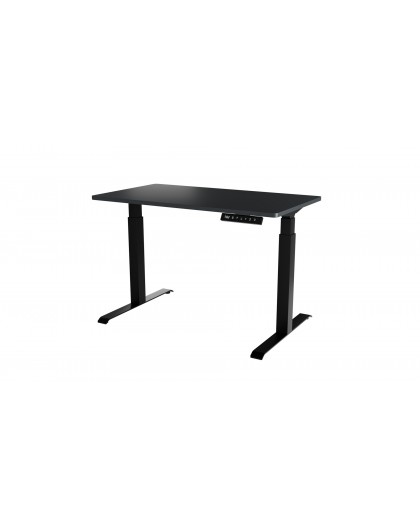 Desk with electric height adjustment MOON 121x67x72-120 black/anthracite
