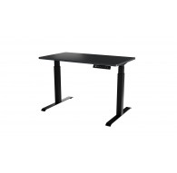Desk with electric height adjustment MOON 121x67x72-120 black/anthracite