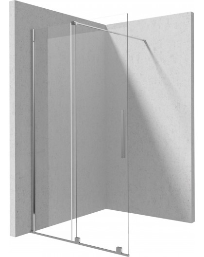 Walk-in shower screen 100 cm - sliding
