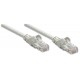 Intellinet Network Patch Cable, Cat6, 0.5m, Grey, CCA, U/UTP, PVC, RJ45, Gold Plated Contacts, Snagless, Booted, Lifetime Warran