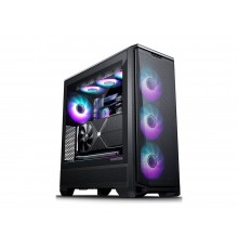 PHANTEKS Eclipse G400A Midi-Tower, Tempered Glass, D-RGB, black