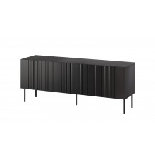 RTV cabinet ISLA 150.5x40x60 black matt