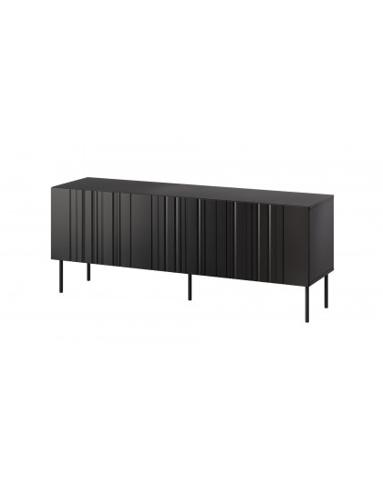 RTV cabinet ISLA 150.5x40x60 black matt