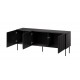 RTV cabinet ISLA 150.5x40x60 black matt