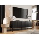 RTV cabinet ISLA 150.5x40x60 black matt