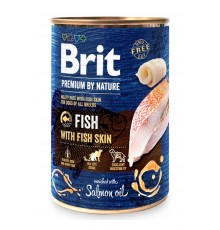 BRIT Premium by nature Fish with fish skin - wet dog food - 400g