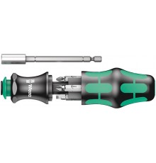 WERA Bit Holder 1/4" with magnet + 6 bits