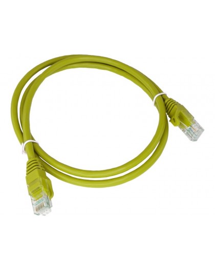 Alantec KKU5CZA1 networking cable Yellow 0.25 m Cat5e U/UTP (UTP)