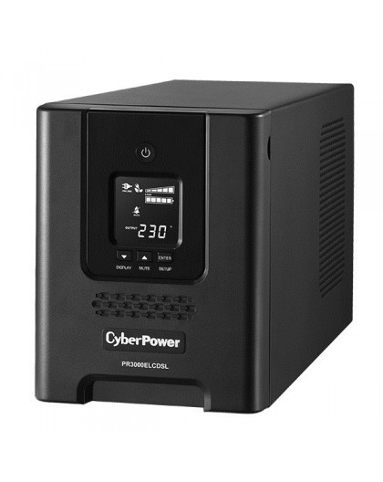 CyberPower PR3000ELCDSL uninterruptible power supply (UPS) Line-Interactive 3 kVA 2700 W 9 AC outlet(s)