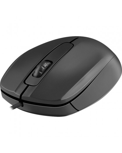 MOUSE DEFENDER ALPHA MB-507 OPTICAL 1000dpi 3P BLACK SILENT CLICK
