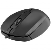 MOUSE DEFENDER ALPHA MB-507 OPTICAL 1000dpi 3P BLACK SILENT CLICK