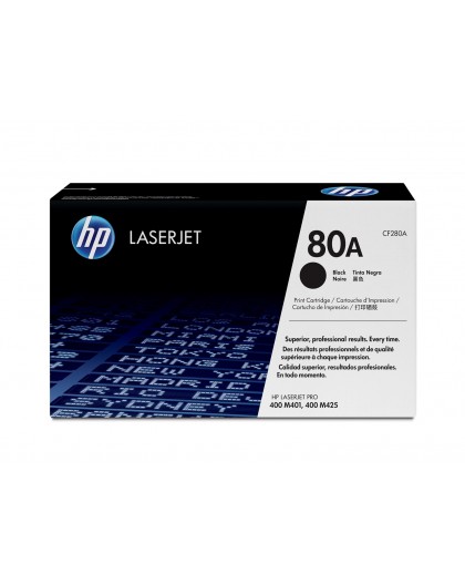 HP 80A - sort - original - LaserJet -
