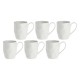 Set of 6 mugs LA PORCELLANA BIANCA