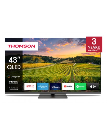 Thomson 43QG5C14 TV 109.2 cm (43") 4K Ultra HD Smart TV Wi-Fi Black