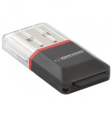 Esperanza EA134K card reader Black,Silver,Transparent USB 2.0