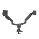 EDBAK Desk Mount | DMV02 Dual Swing Arm | Height adjustment, Tilt | 19-35 " | Maximum weight (capacity) 20 kg | Black