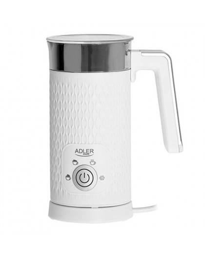 Adler AD 4494 milk frother/warmer Automatic Metallic, White
