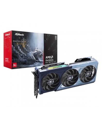 Asrock RX9070XT Monster Hunter Wild 16G graphics card