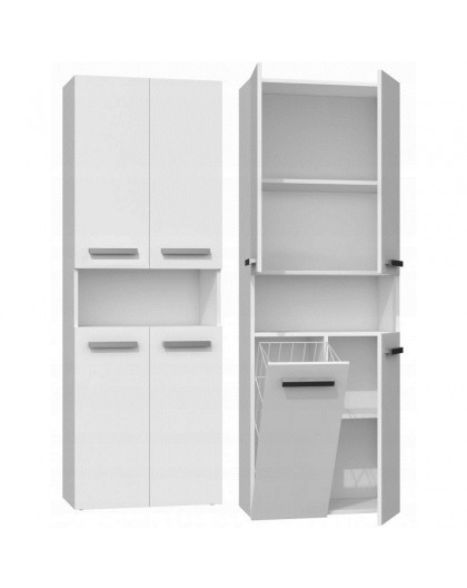Topeshop NEL 1K DK BIEL bathroom storage cabinet White