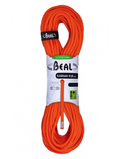 Rope feed 9,8mm 80m-solid orange BEAL