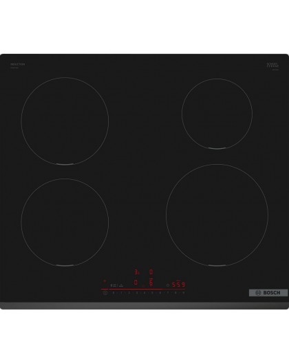 Bosch Serie 6 PIE631HB1E 60 cm 4-zone black built-in induction hob