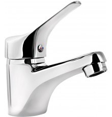 Basin mixer with automatic stopper