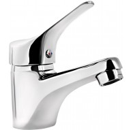 Basin mixer with automatic stopper