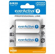 Rechargeable Batteries everActive R20/D Ni-MH 10000 mAh ready to use