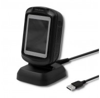 Qoltec 50864 Desktop QR & Barcode Scanner | USB