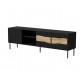 Cama INSERTO 3D1W TV cabinet 190x40x61.5 black + LED