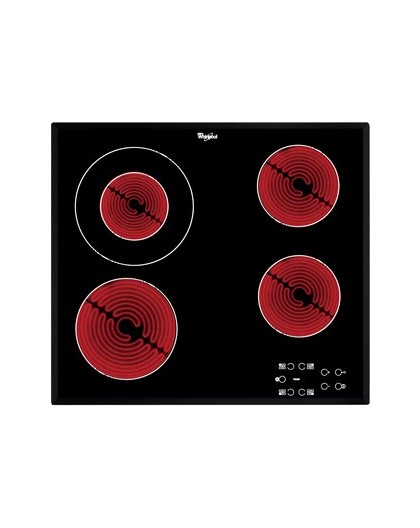 Whirlpool AKT 8130 BA hob Black Built-in Ceramic 4 zone(s)