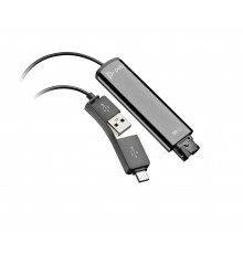 HP Poly DA75 USB to QD Black Adapter TAA
